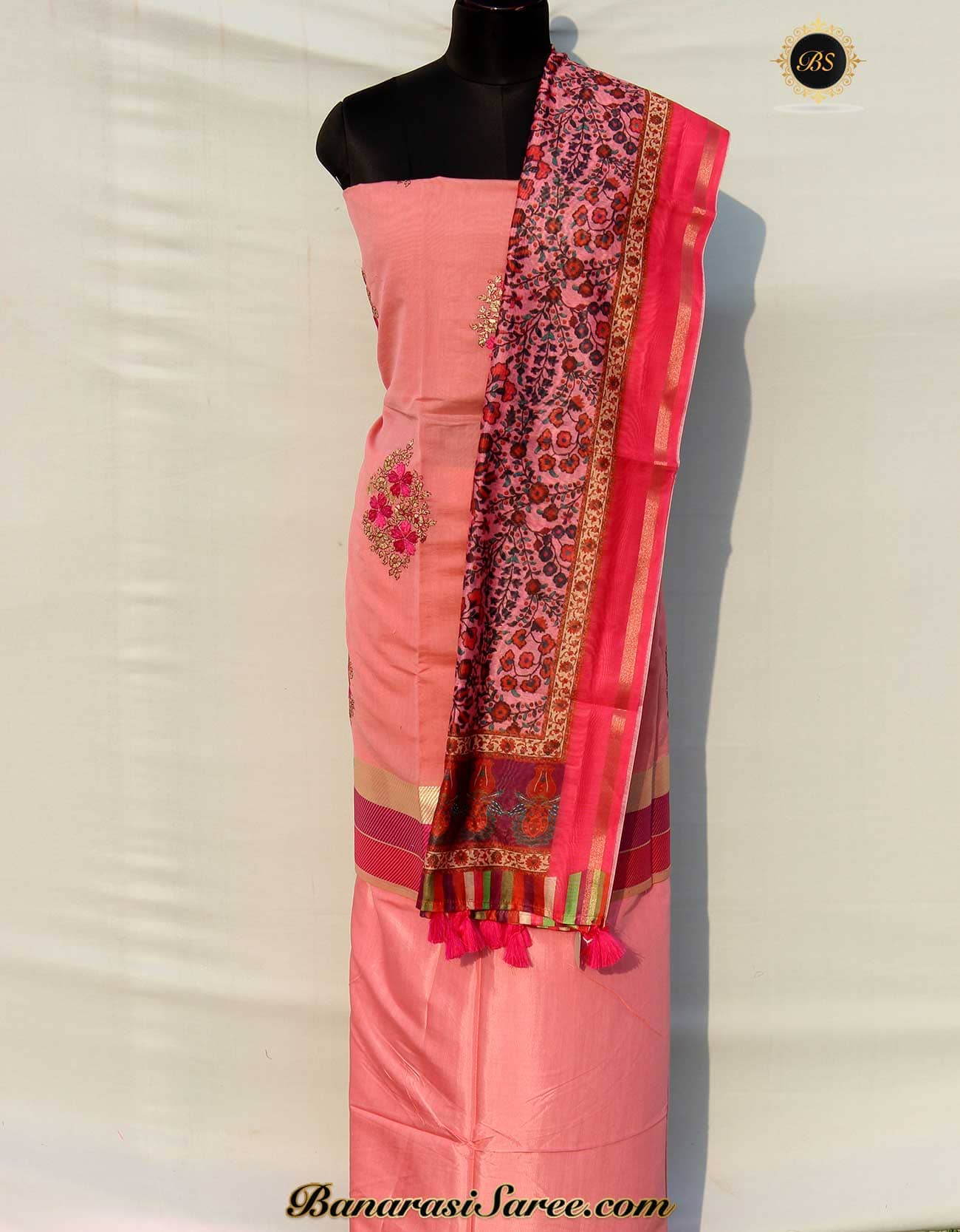 Handloom South Cotton 2-Piece Salwar Suit Material 10057067 – Avishya.com